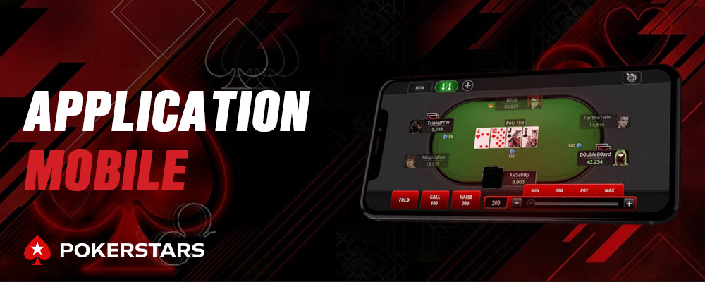 Application PokerStars pour mobile