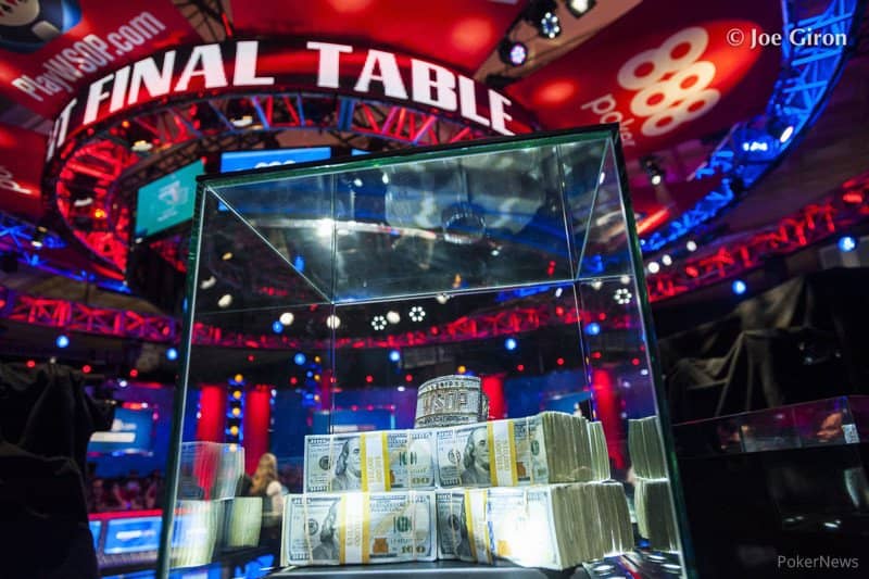 Table finale du Main Event
