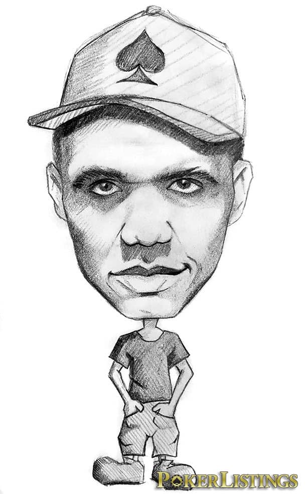Caricature de Phil Ivey