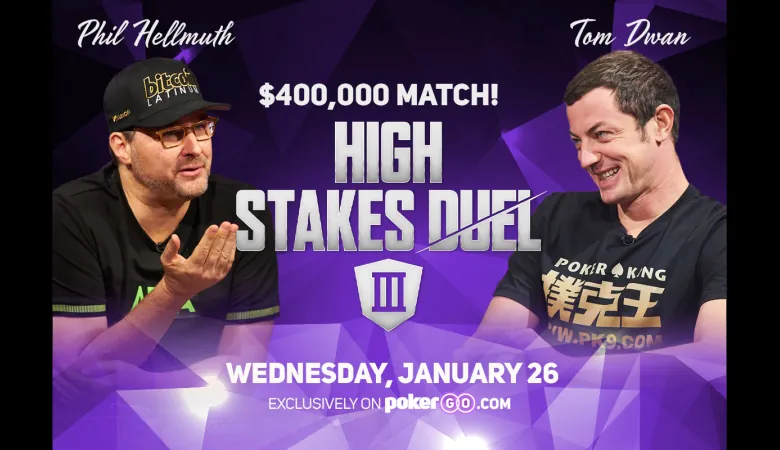 Hellmuth vs. Dwan – Un Heads-Up Battle à 400k $ ce 26 Janvier