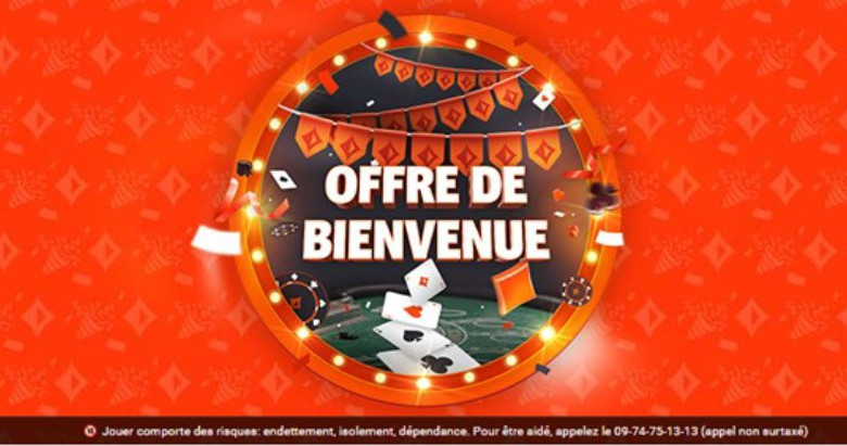 Offre de bienvenue sur partypoker.fr