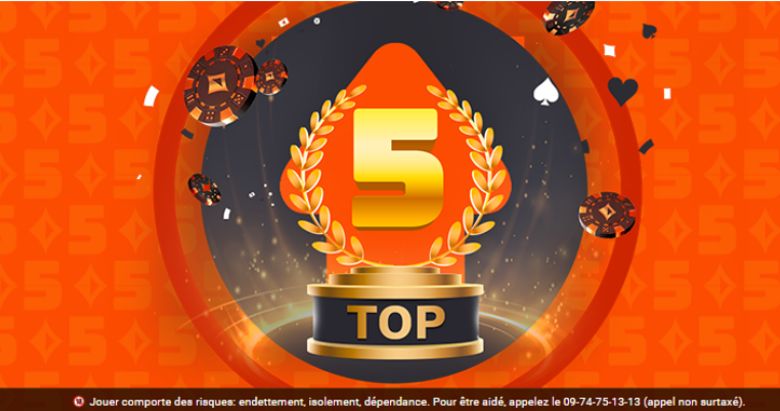 partypoker : Le grand retour du TOP 5