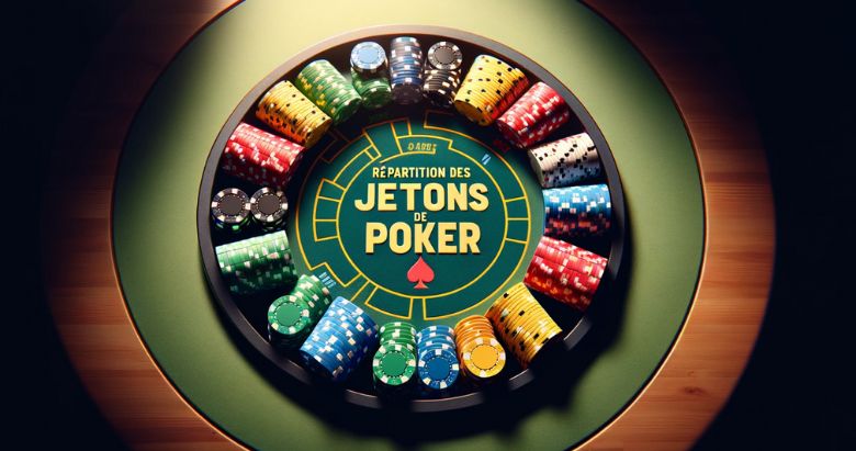 Poker distribution jetons et leur valeur