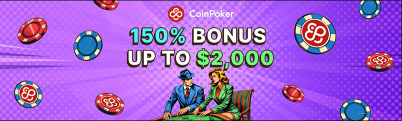 Bonus de bienvenue Coinpoker