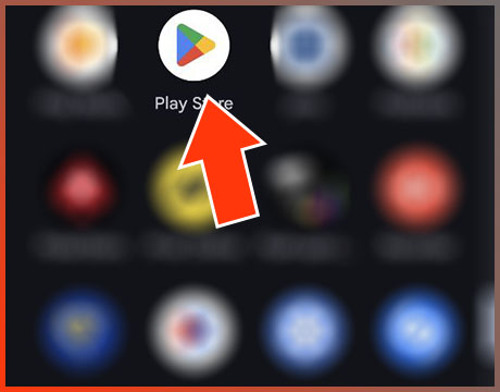 Ouvrez le Google Play Store