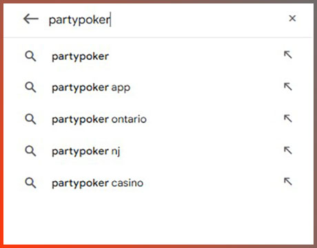 Recherchez Partypoker app