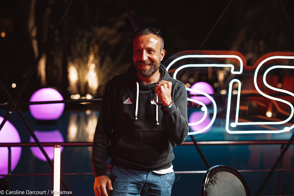 Jerôme Crantz célèbre la victoire
