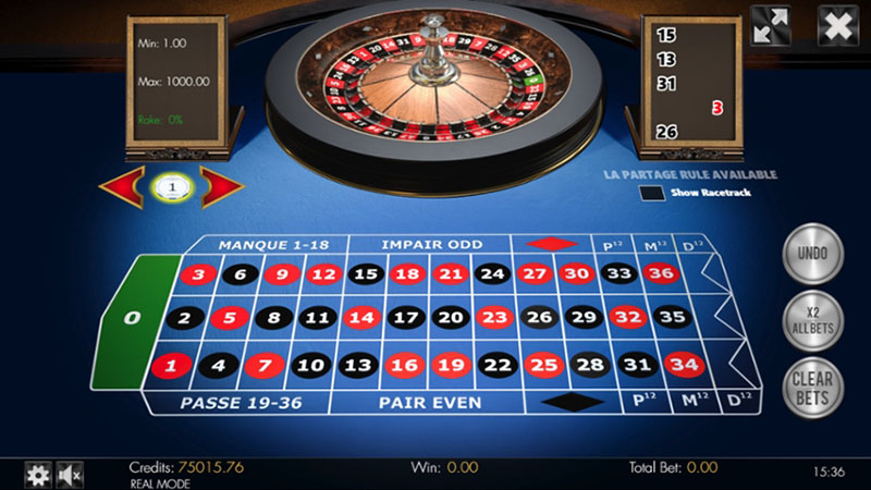La roulette 3D