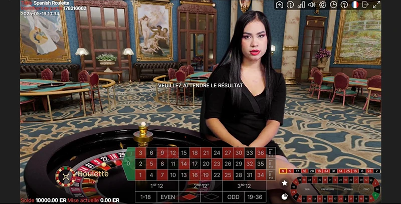 La roulette en ligne avec croupier en direct
