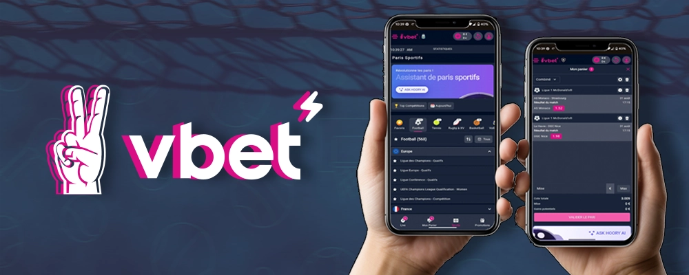 Application pour Vbet Sport