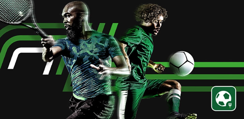 Interface Unibet montrant les paris sportifs et le casino