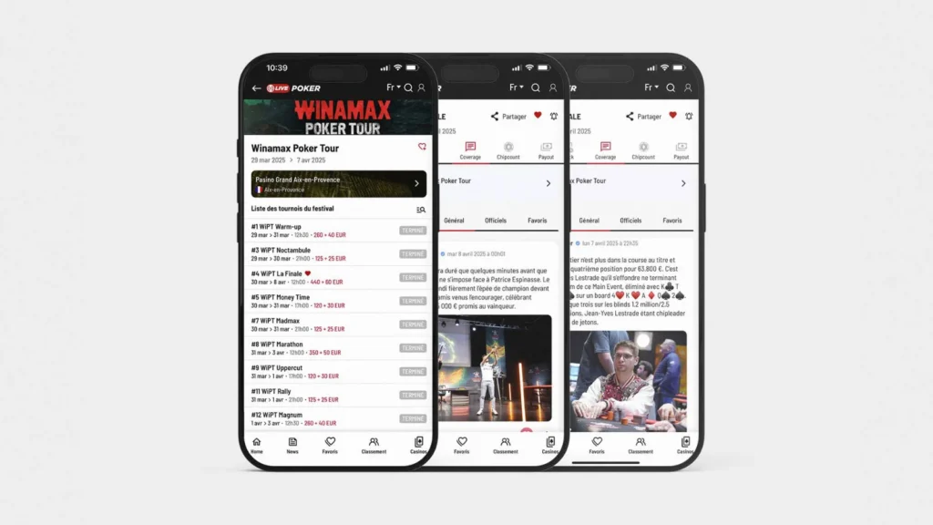 L’application LivePoker