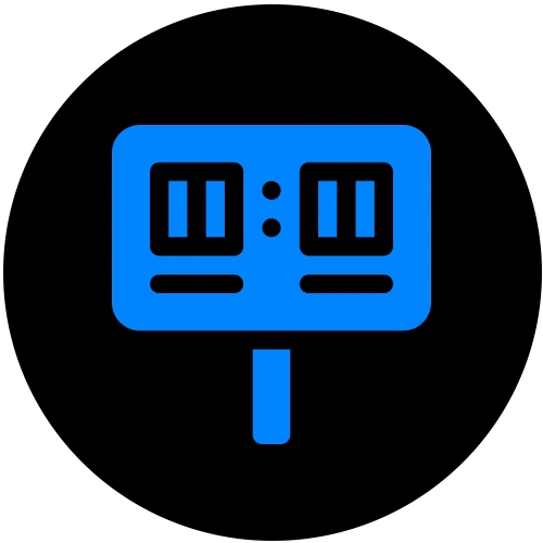 Tableau d'affichage du logo