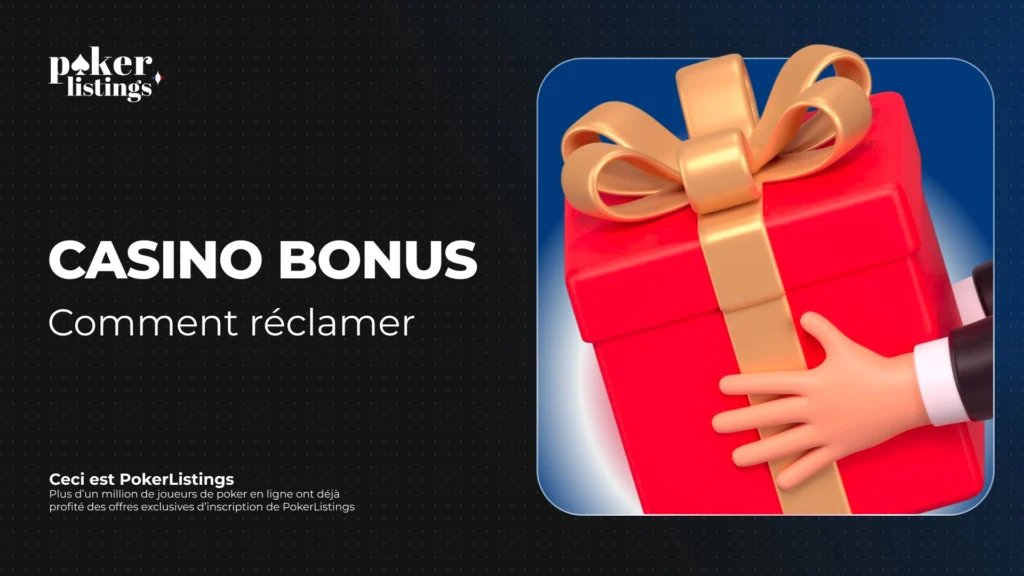 Pokerlisting France : informations générales sur le bonus sans dépôt de 50 euros et instructions détaillées pour l'obtenir