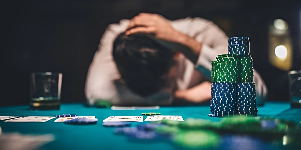 Le joueur a perdu au poker lors d'un tournoi
