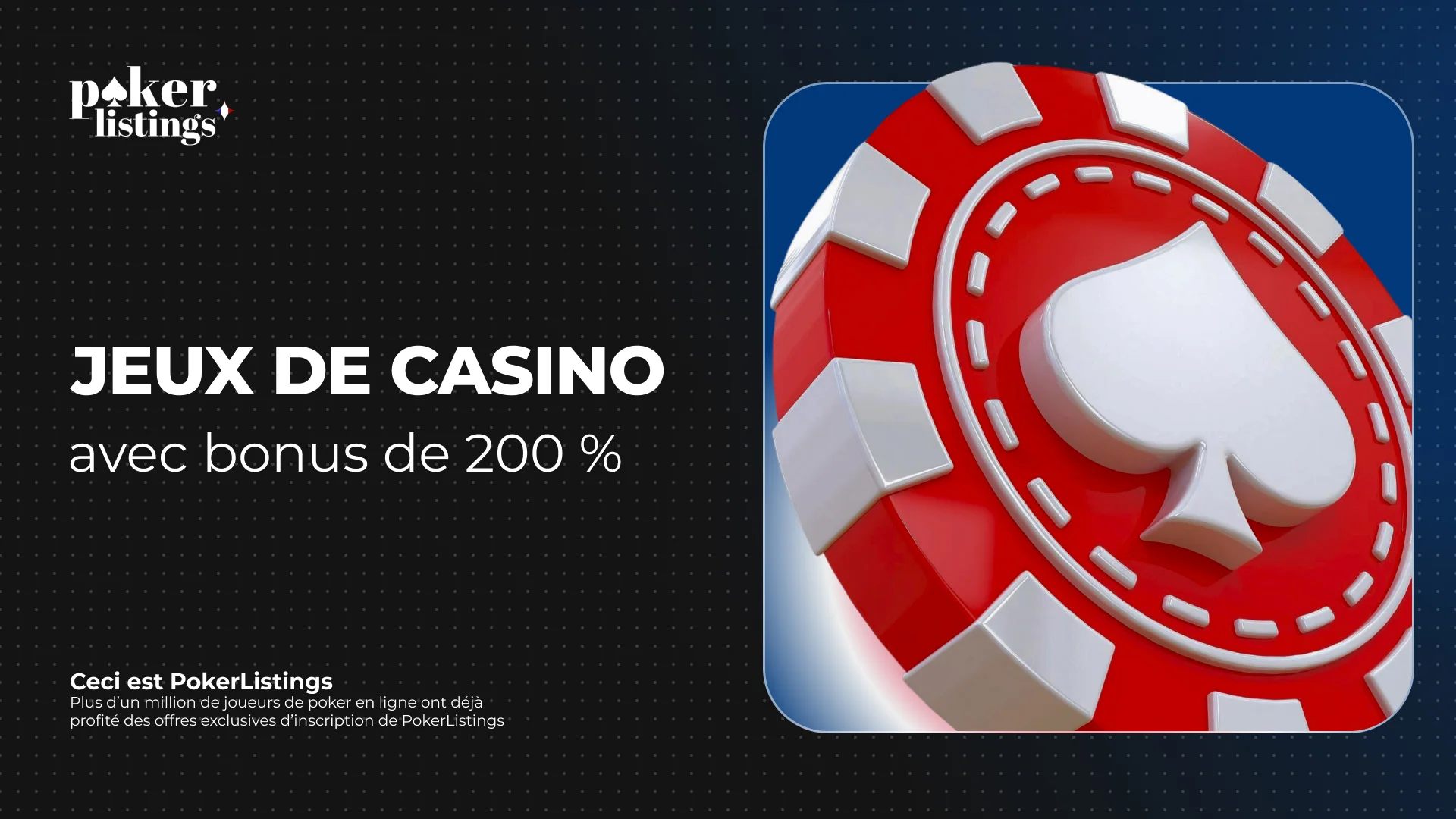 Jeux de Casino avec Bonus de 200 %