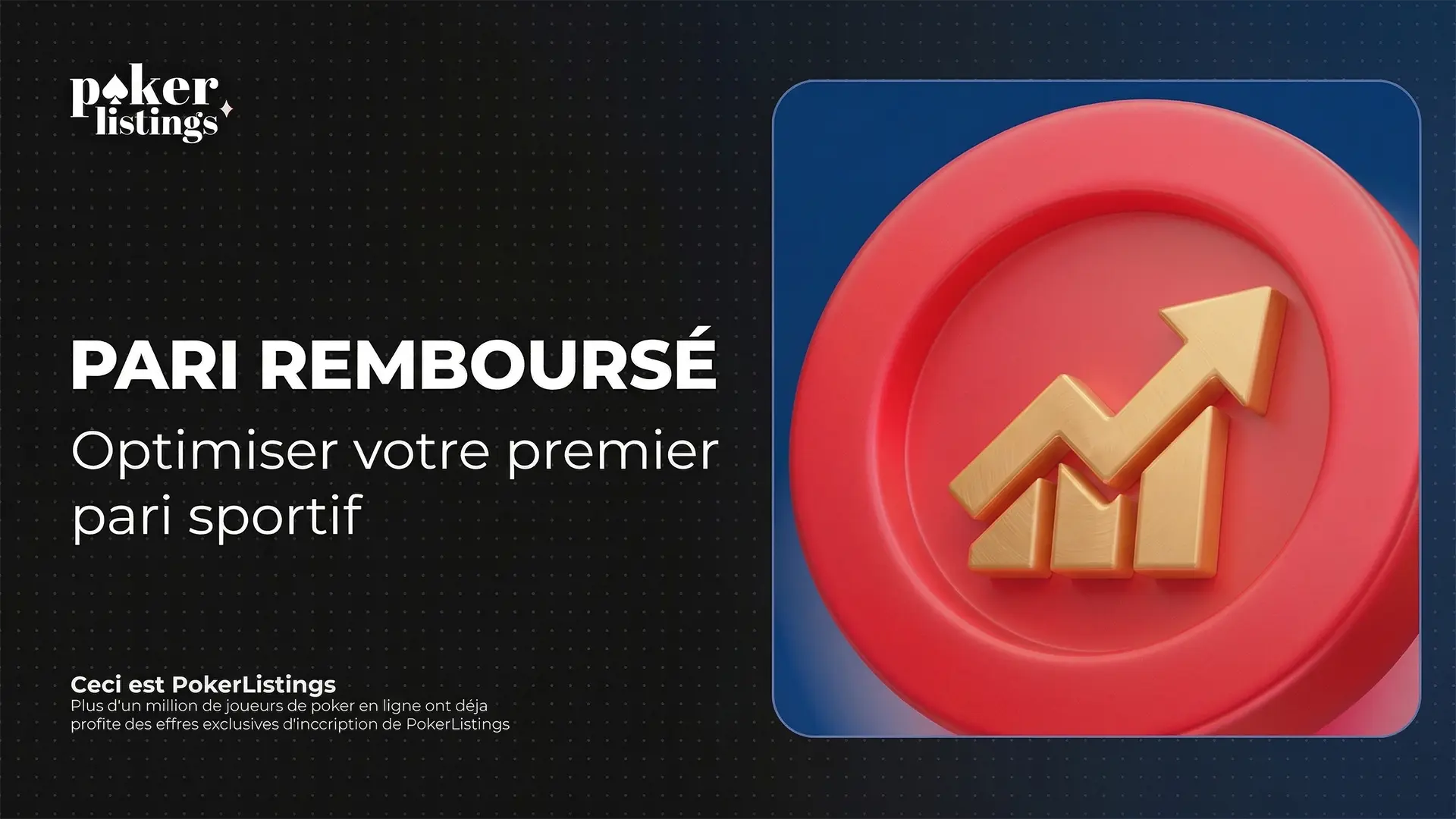 Optimiser un premier pari sportif remboursé à 100 %