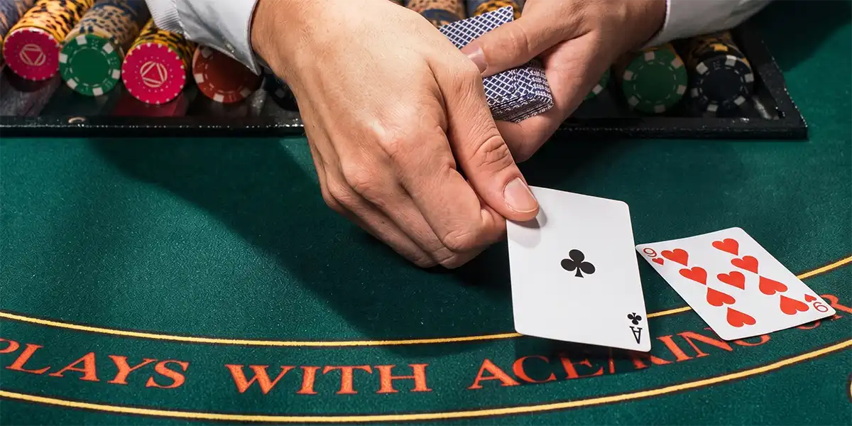 Distribution des cartes au poker