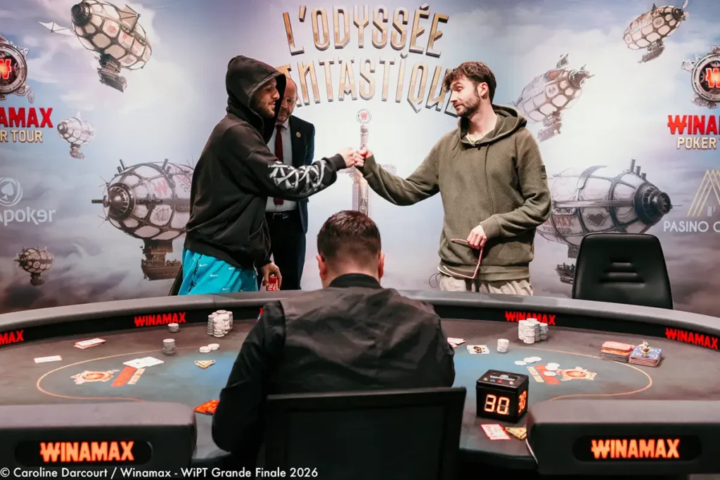 Sacha Cohen & Lucien Cervettaz à la table finale du WiPT