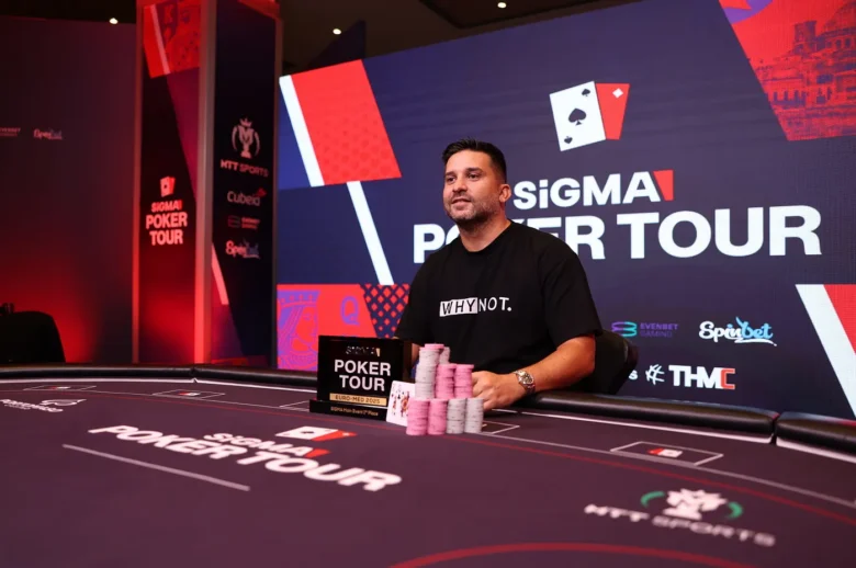Après un combat serré contre Tomasz Brzezinski, gagnant du Main Event EPT Malte, il a décroché la victoire et empoche 28 500 €.