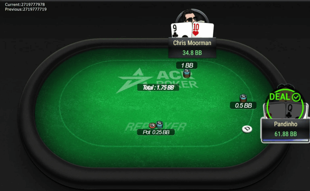 Tentative de deal dans le $1,050 The Sunday Banana $400K GTD