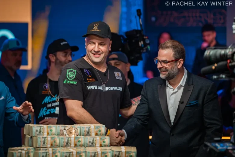 Michael Mizrachi lors du Main Event WSOP 2025