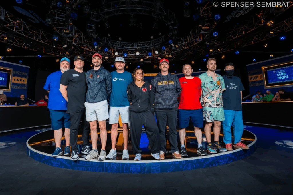 Table finale du Main Event WSOP 2025