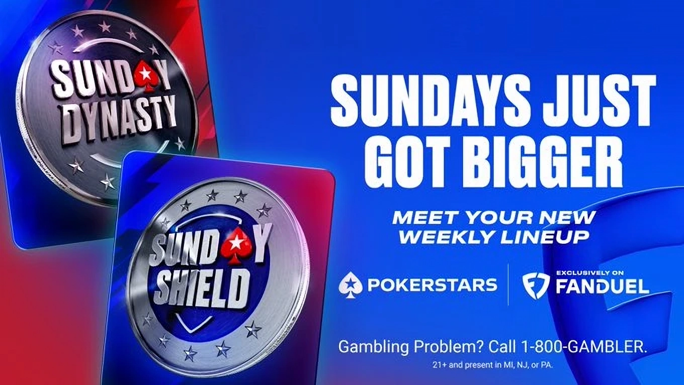 PokerStars sur FanDuel booste ses tournois du dimanche : le Sunday Dynasty passe à 100 000 $ garantis
