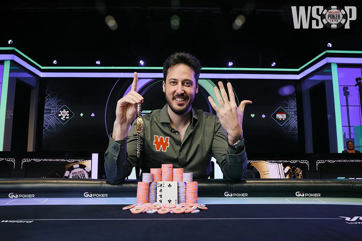Vainqueur des WSOP 2026 : Adrian Mateos