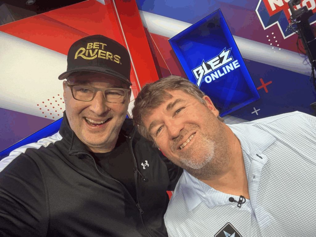 Phil Hellmuth et Chris Moneymaker