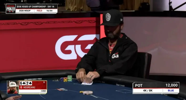 Daniel Negreanu sur le stream WSOP