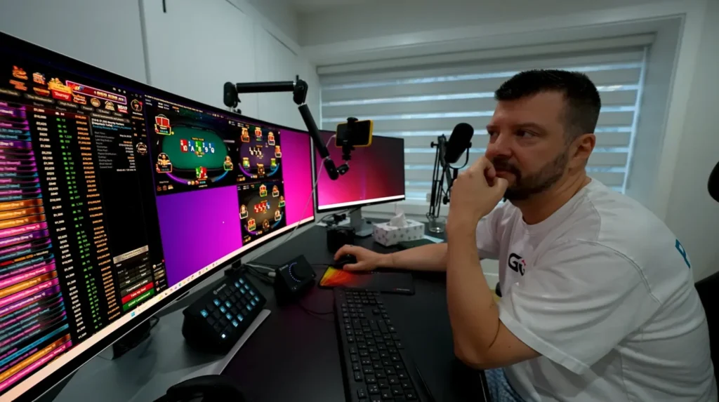 Denys Chufarin en plein stream