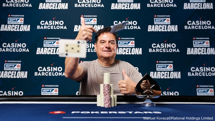 L'EPT Barcelona débute le 16 août avec le €1,100 Senior's (280 entrées). Antoine Vranken s'impose pour 42 600 €.