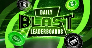 Blast 888poker : récompenses supplémentaires via leaderboards et cashback, en plus des gains aléatoires des tournois jackpot.