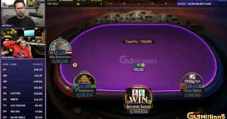 Un fold automatique et providentiel a offert la victoire à Carlos Ribeiro lors de sa première table finale du GGMillion$. À quatre joueurs restants, le Brésilien a allié technique et réussite spectaculaire pour s'imposer dans le tournoi phare de GGPoker.