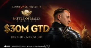 Battle of Malta Online débarque sur CoinPoker : ce que les joueurs doivent savoir