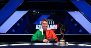 Giuliano Bendinelli 2022 EPT Barcelona gagnant