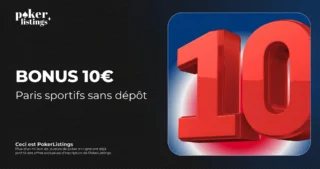 Bonus de 10 euros sans dépôt