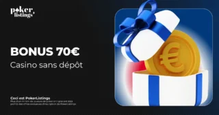 Bonus 70 € sans Dépôt