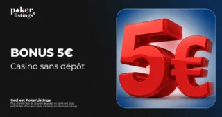 Casino bonus de 5 euros sans dépôt