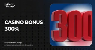 Casino bonus 300%