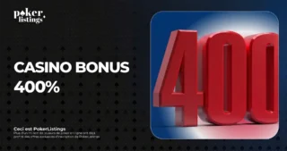 Casino bonus 400%