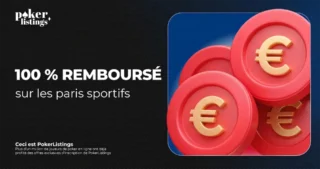 Offre de remboursement à 100 % sur les paris sportifs