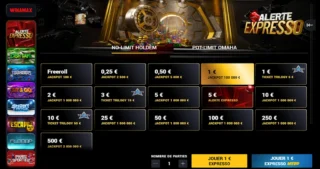 Capture d'écran de Winamax No-Limit Holdem