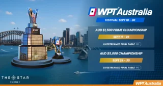 Le WPT Prime Australia et WPT Australia Championship de retour à Sydney en septembre 2026